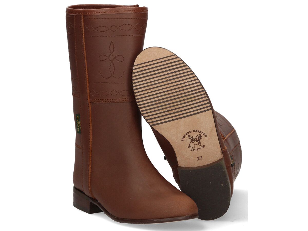 Valverde del Camino children's zippered boot