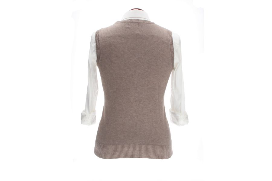 Taupe Sleeveless Jersey