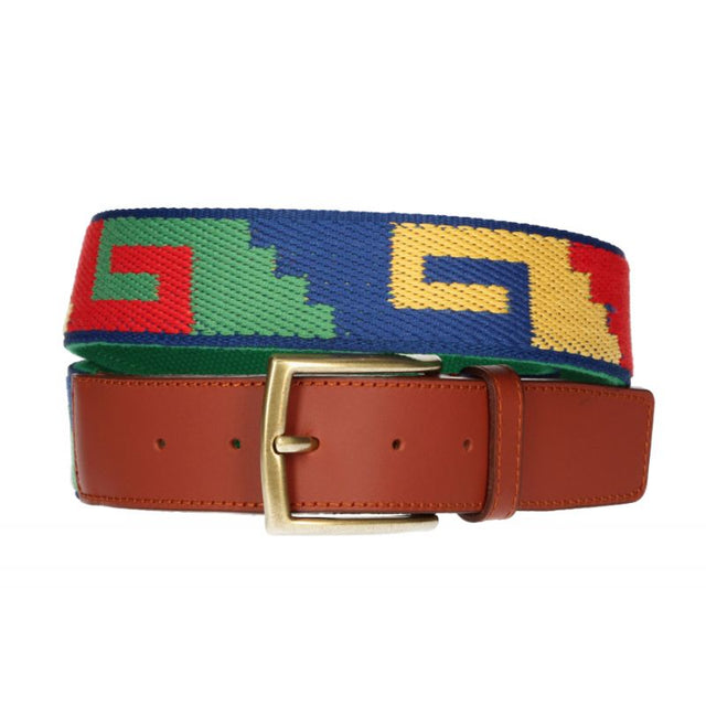 Cinturón Lona Étnica Enganches Multicolor
