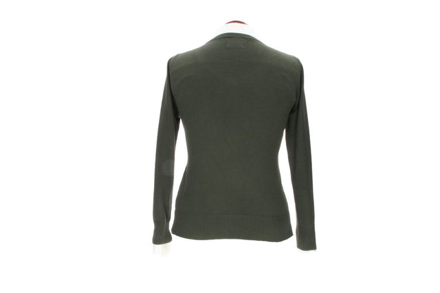 Khaki V-Neck Sweater