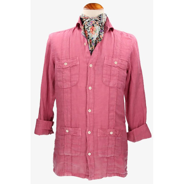 Coral Cuban Shirt