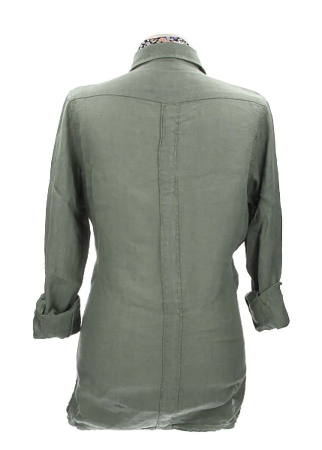 Chemise cubaine kaki