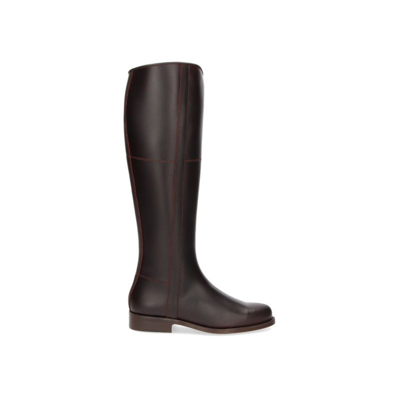 Chestnut Zipper Rociero Boot, Special Width, Valverde del Camino