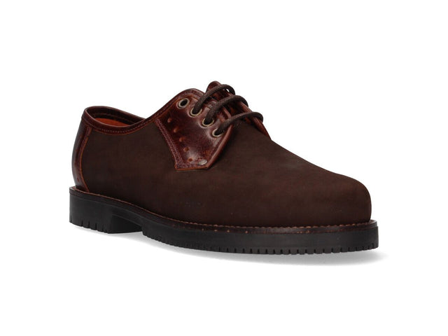 Oiled Nubuck Lace-Up Shoe