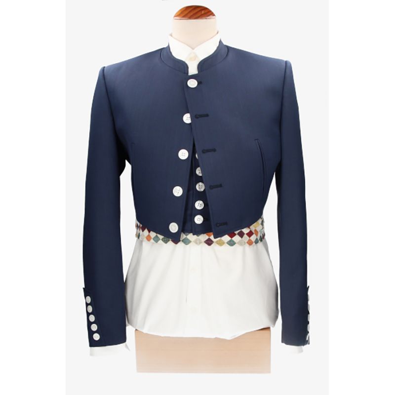 Chaqueta y Chalequillo Espiga Azul