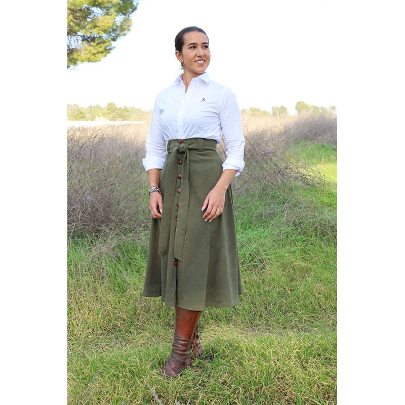 Cassandra Green Skirt