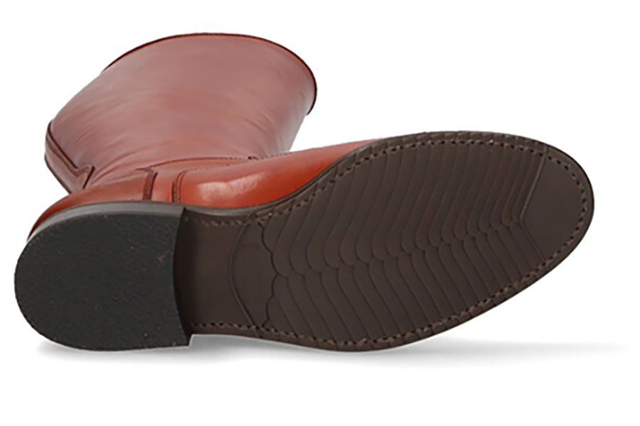 Women's Equestrian Boot with Leather Elastic