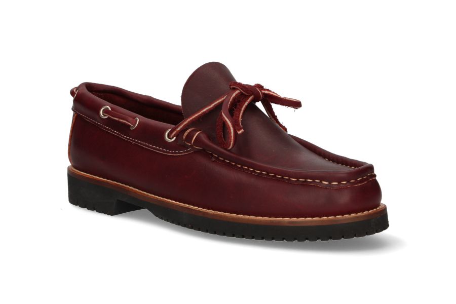 Burgundy Bow Moccasin
