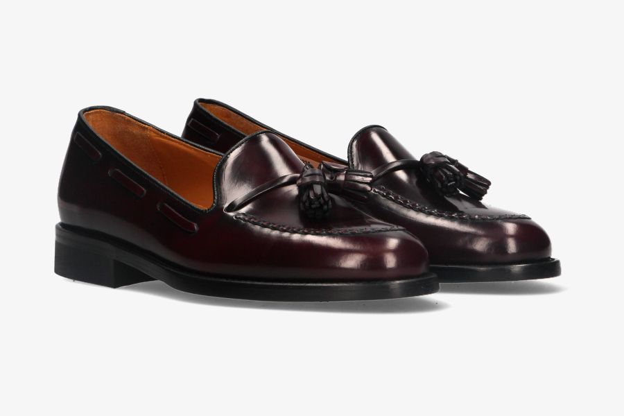 Burgundy Birmingham Tassel Loafer