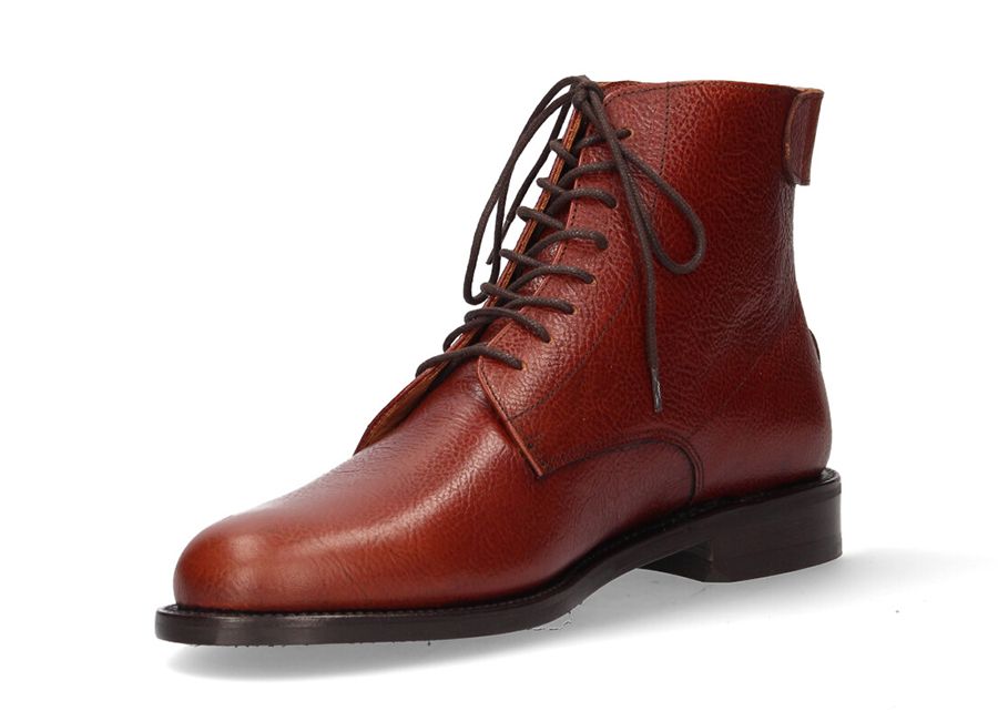 Bota Corta Cremallera Trasera Brandy Valverde del Camino