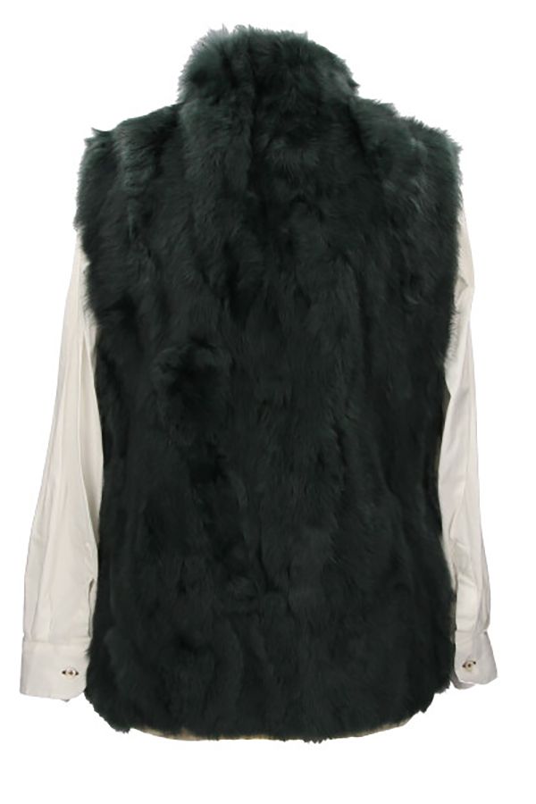 Emerald Women's Fur Vest