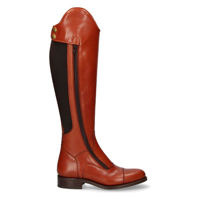 Women's Equestrian Boot with Leather Elastic