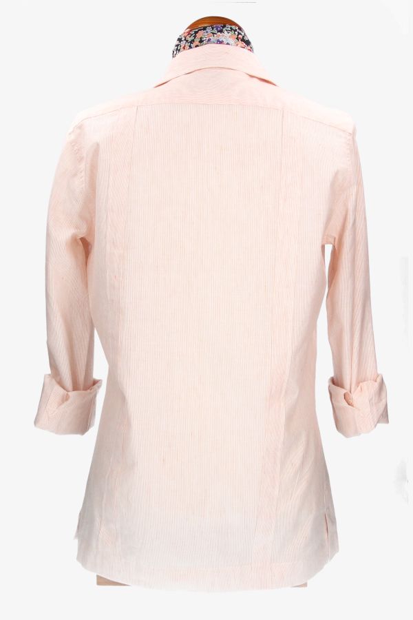 Red Striped Cuban Shirt