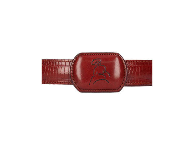Ceinture gravée avec boucle Amazon