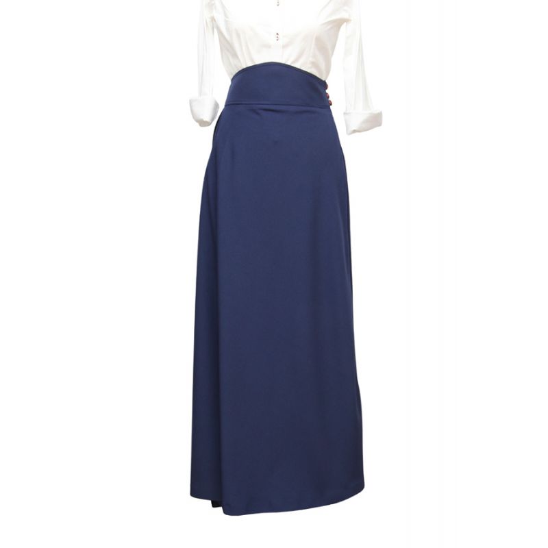 Blue Safety Riding Skirt