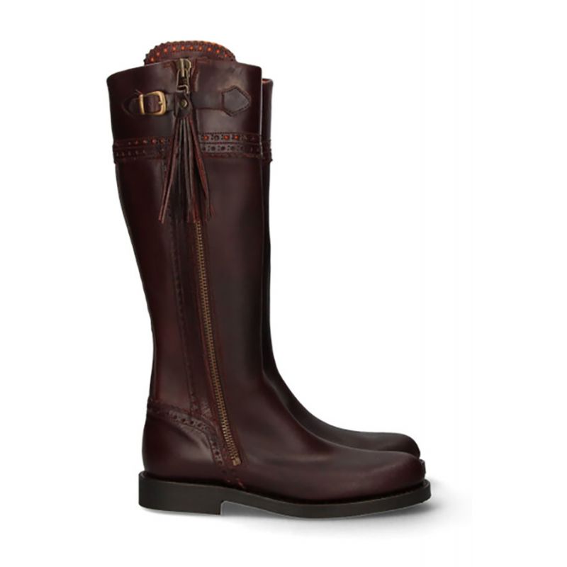 High Calf Hunting Boot with Buttoned Soles Valverde del Camino