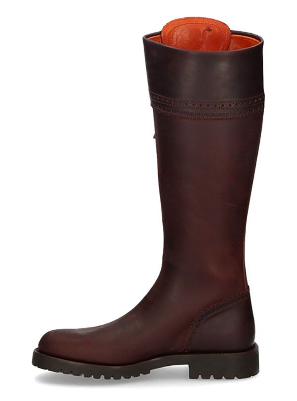 High calfskin hunting boot