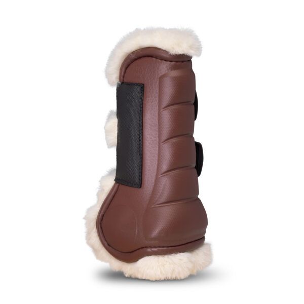 Gatusos brown deluxe sheepskin fetlock protector