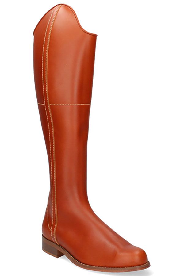 Natural Zipper Rociero Boot Valverde del Camino