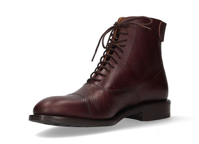 Bota Corta Cremallera Trasera Marrón Valverde del Camino