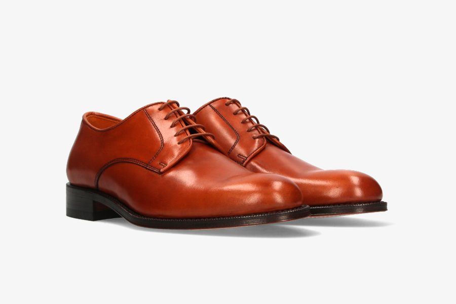 Blucher ternera cuero natural Valverde del Camino