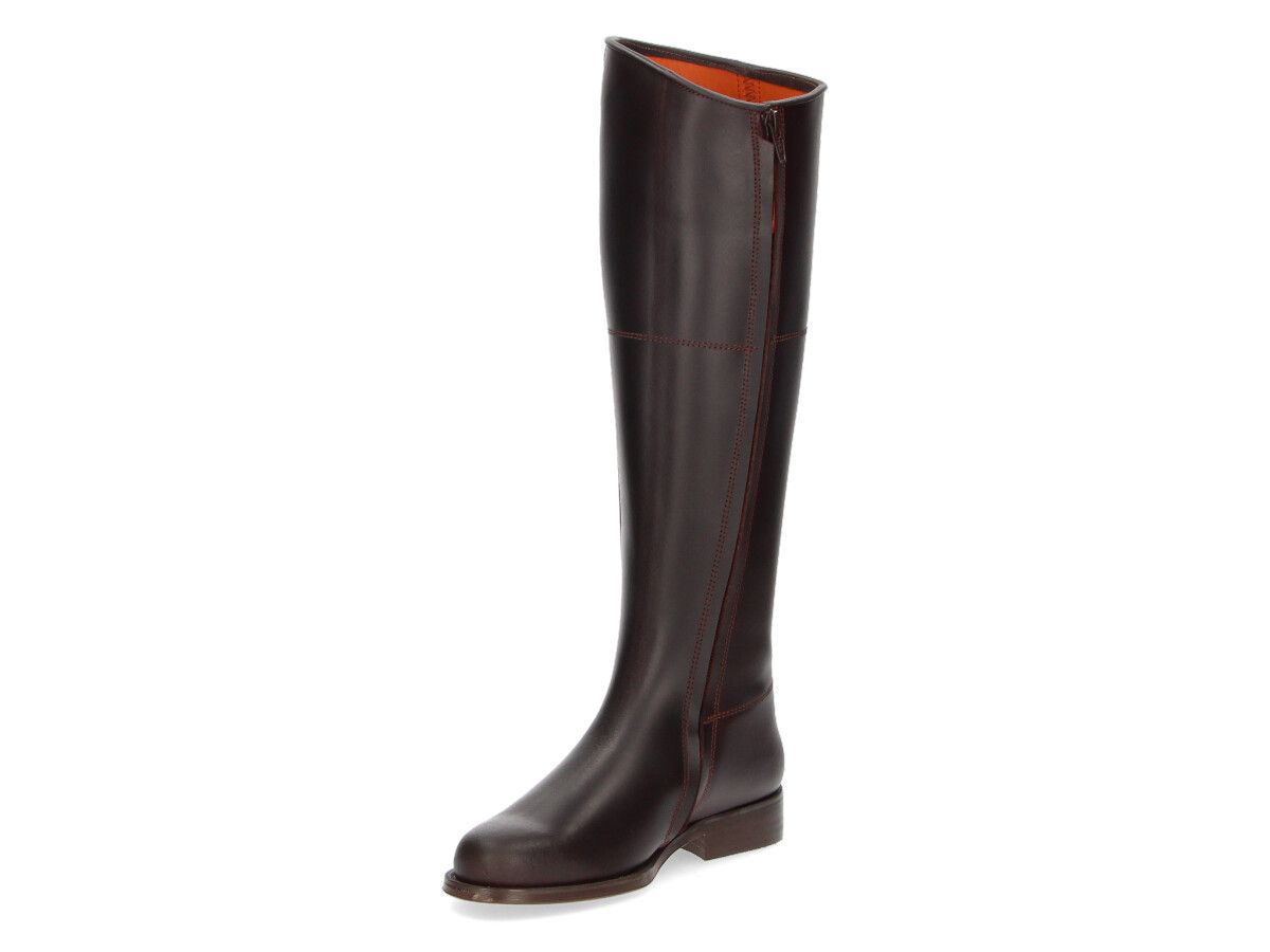 Chestnut Zipper Rociero Boot, Special Width, Valverde del Camino