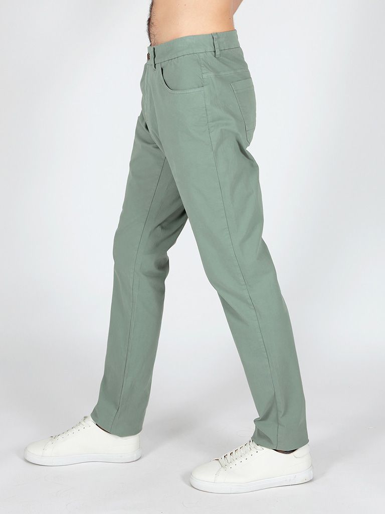 5Pock Green Pants
