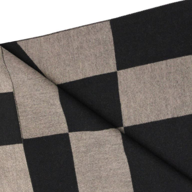 Gray Geometric Scarf