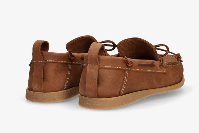 Nubuck leather nautical shoe