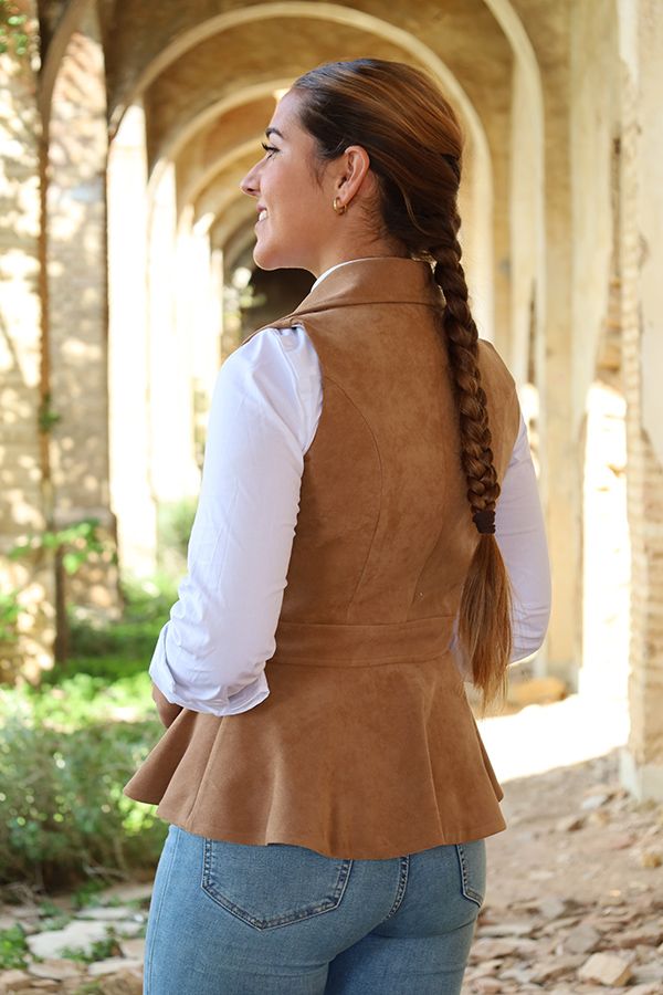 Chaleco Oporto Antelina Camel