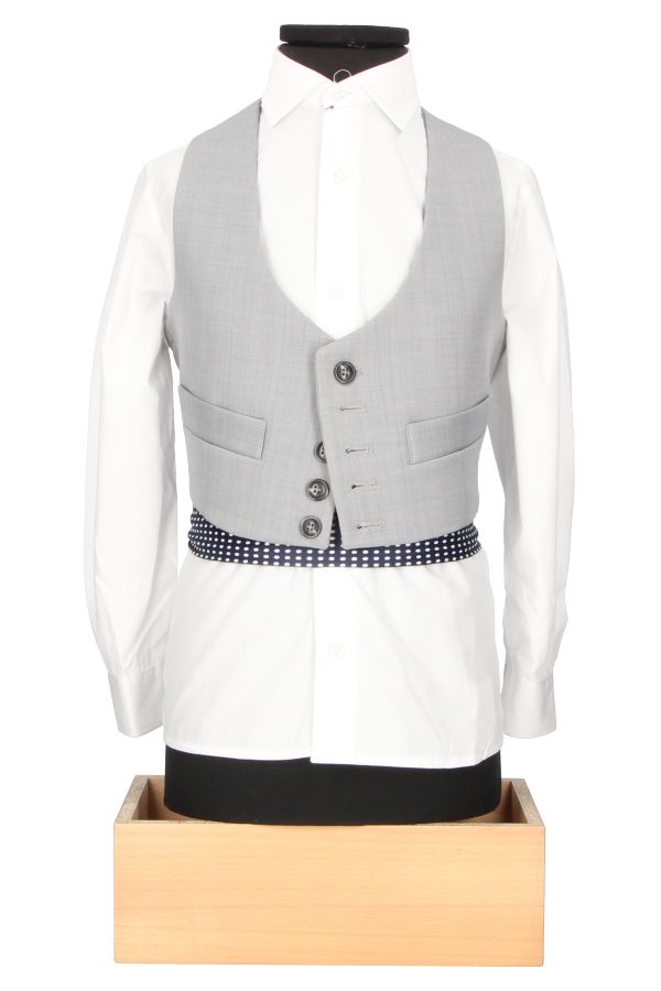 Traje Campero Niño Menorca Perla Calzona Gris Marengo