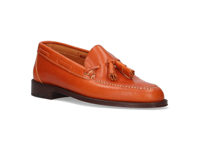 Leather tassel loafer