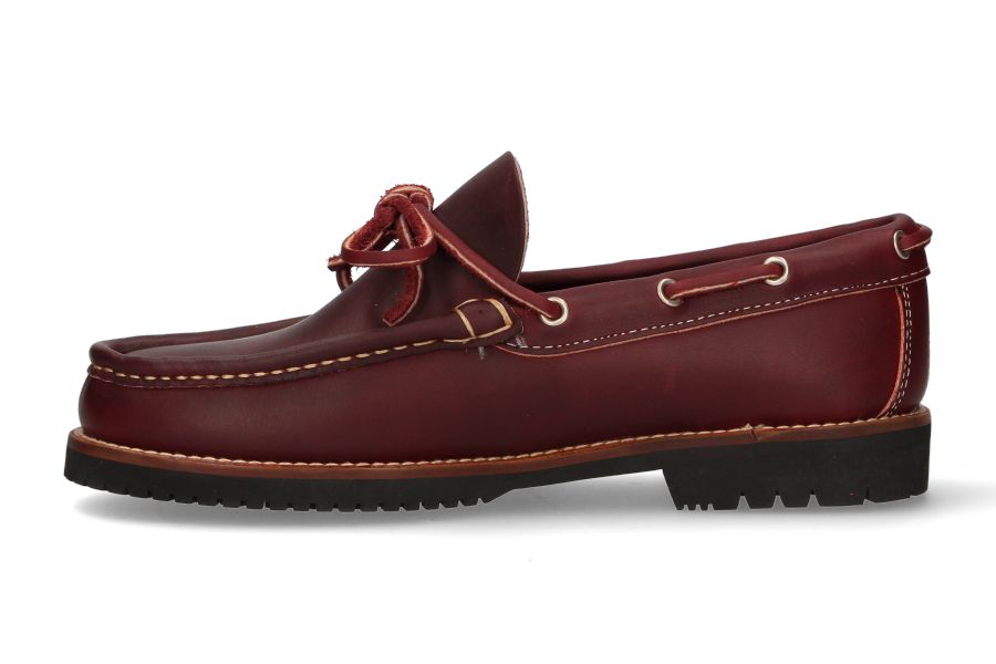 Burgundy Bow Moccasin