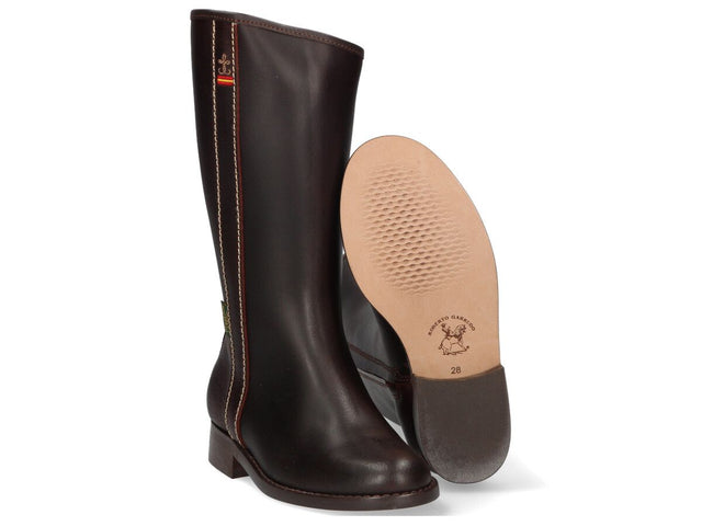 Valverde del Camino quilted children's equestrian boot