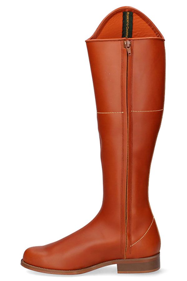 Natural Zipper Rociero Boot Valverde del Camino