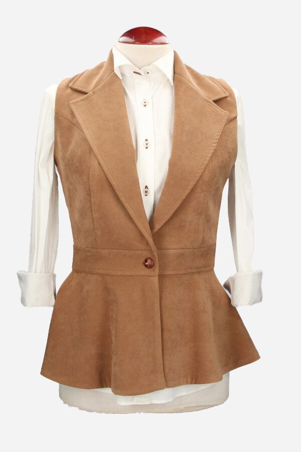 Chaleco Oporto Antelina Camel