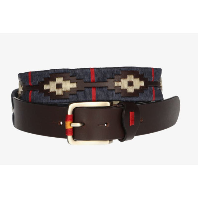 Cinturón Argentino Azul y Beige