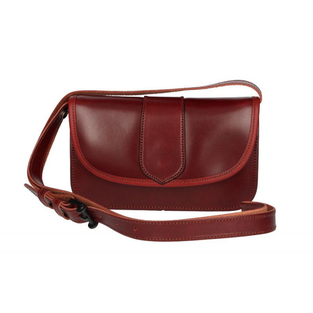 Cherry Rociero Bag with Valverde del Camino Strap