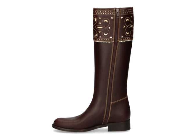 Cartujana Flat Zipper Boot Valverde del Camino