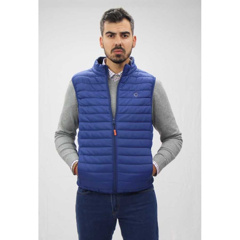 Chaleco sin mangas azul Chaleco sin mangas azul