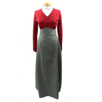 Falda de amazona gris