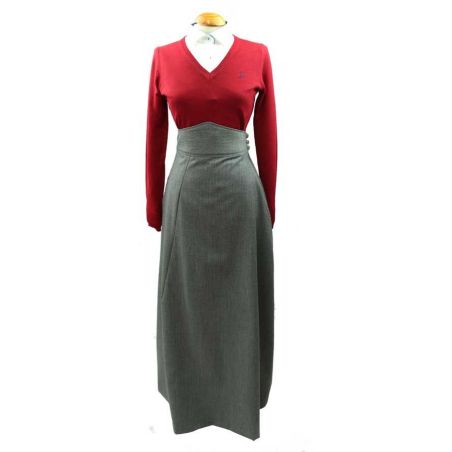 Falda de amazona gris