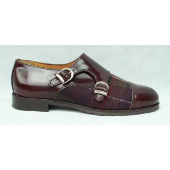 Zapato dos hebillas mujer budeos combinado