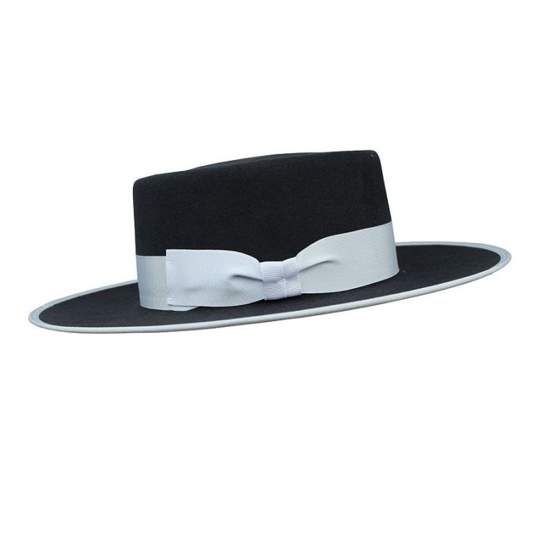 Sombrero garrocha marengo cinta blanca Chapeau garrocha marengo avec ruban blanc