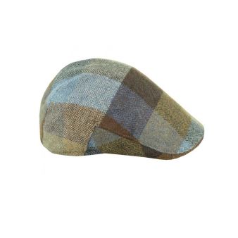 Gorra cuadros asiago camel