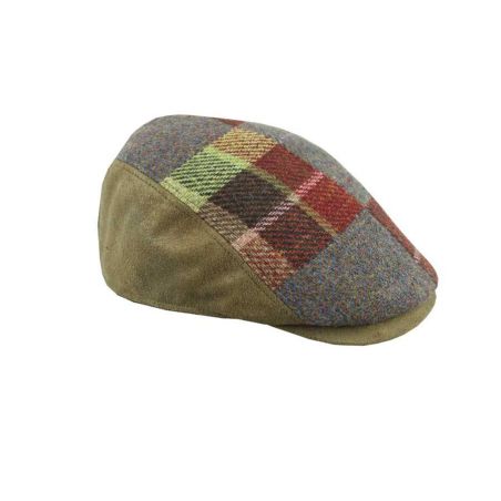 Gorra combinada marrón