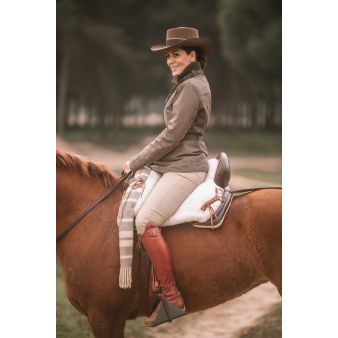 Chapeau gambler en laine havane