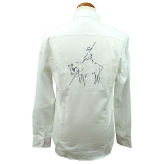 Chemise blanche avec broderie