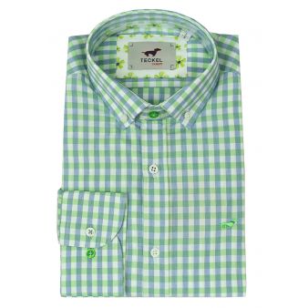 Camisa cuadros verdes