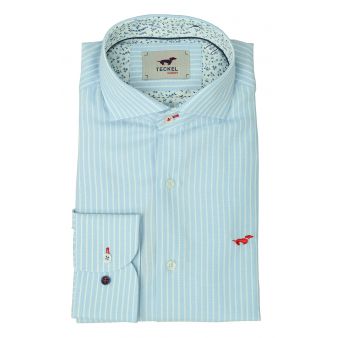 Camisa rayas celeste
